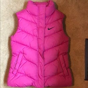Girls Pink Nike Vest